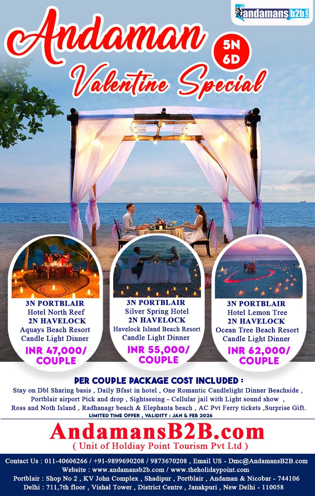 Andaman Valentine Package
